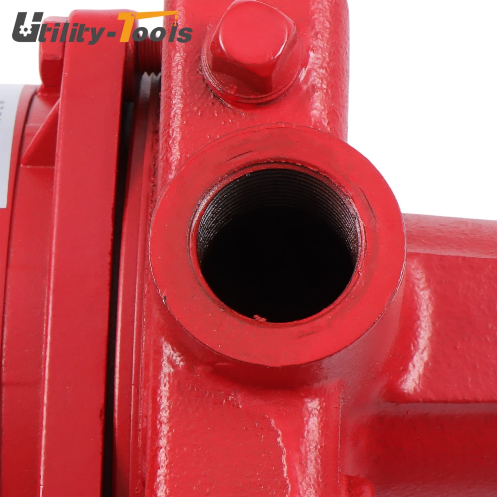 Cast Iron 1 HP 23 GPM Dual Voltage 115/230 Volt Shallow Well Jet Pump Red 602208
