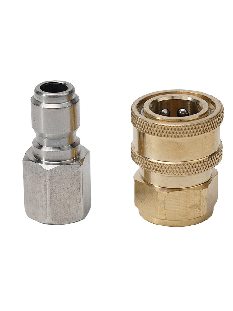 Pressure Washer Quick Release G3/8 Male/Female Fitting Coupling Probe Connector