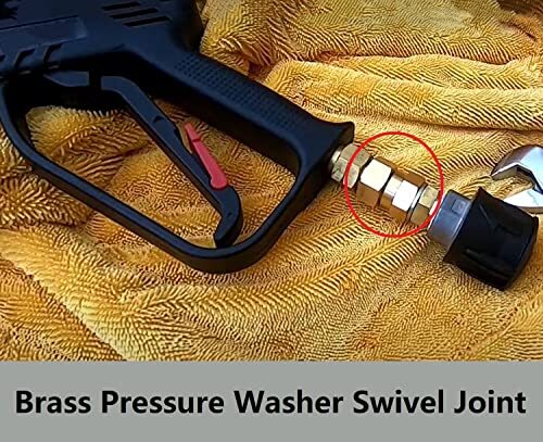 Pressure Washer Gun Adapter Swivel Joint M22-14mm Connector To Hose Fitting New