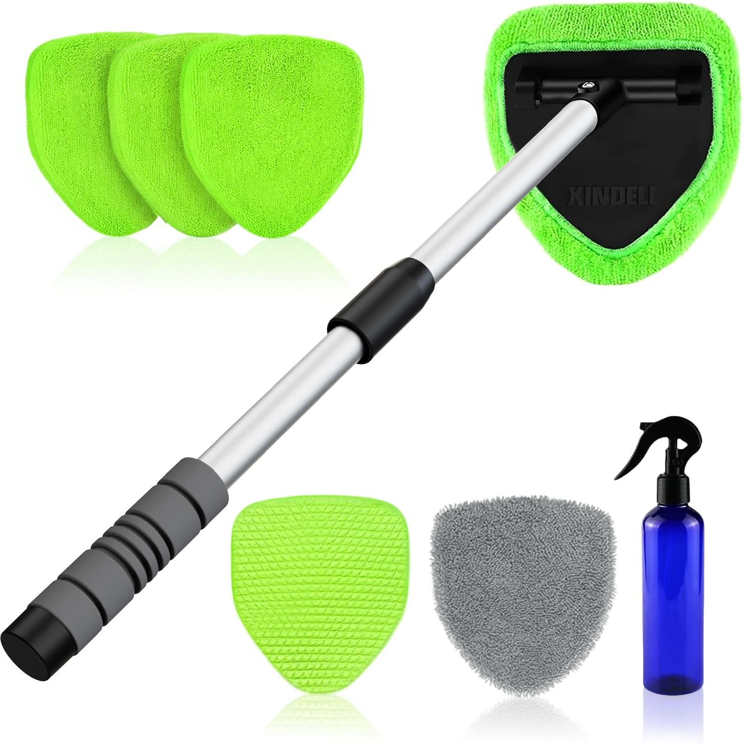 XINDELL 29-inch Windshield Cleaner Tool – Car Interior Window Cleaning Kit wi…