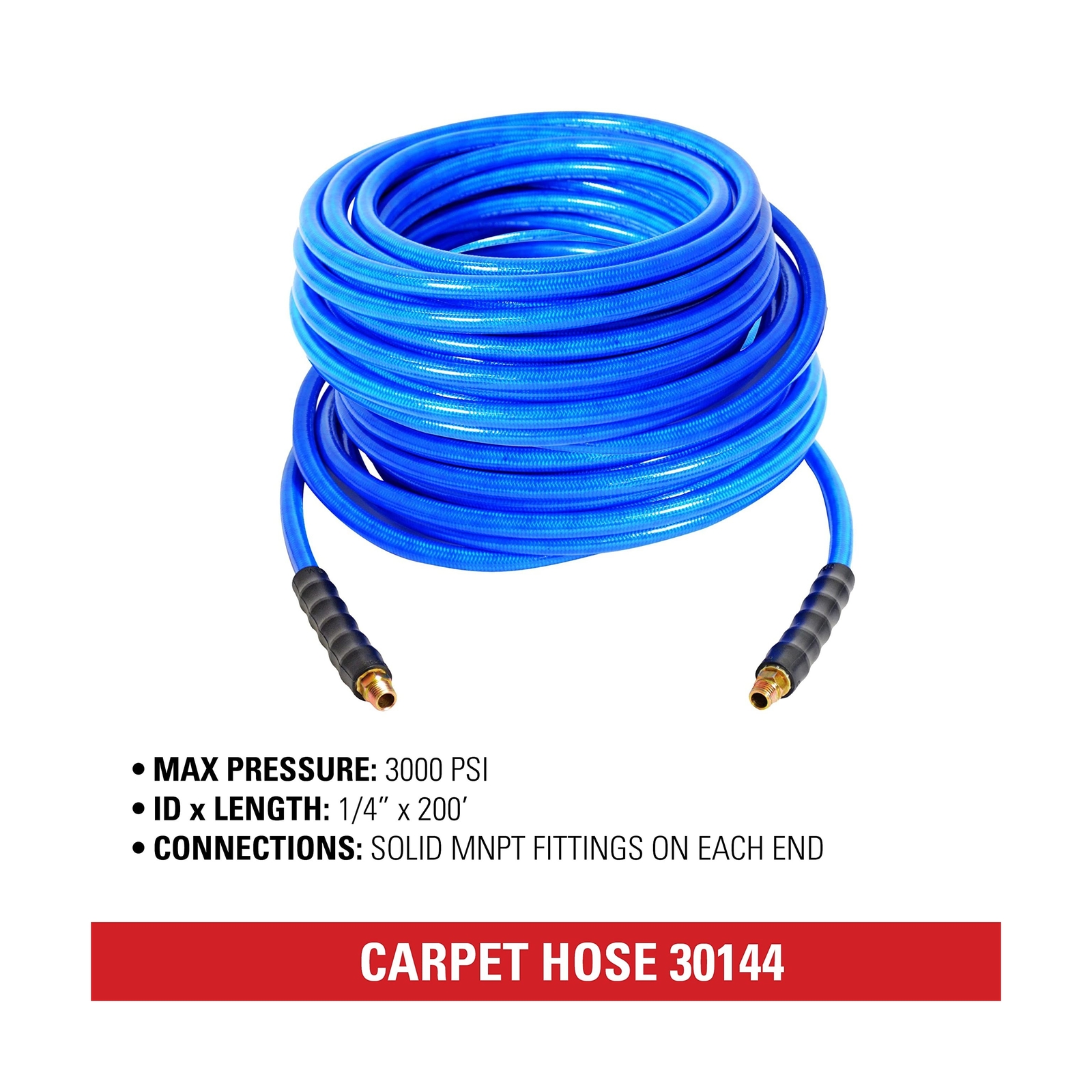 OEM Technologies 30144 Carpet Cleaning Hose for Hot and Cold Water Use, 3000 …