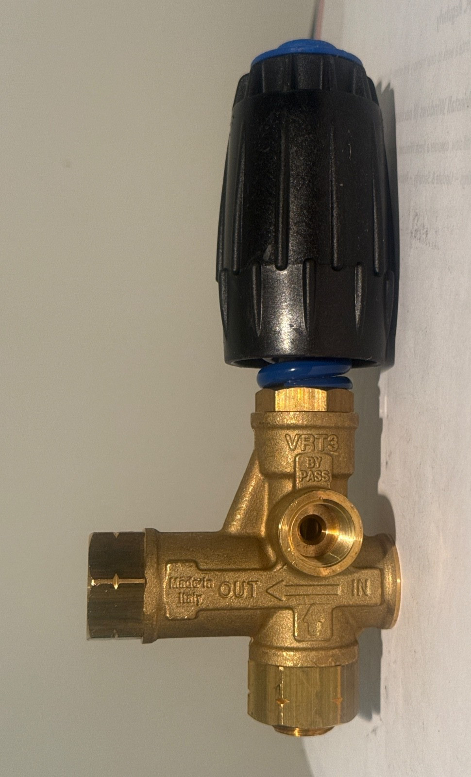 OEM Annovi Reverberi 4500 PSI Unloader Valve with Adjustable Knob VRT3-310