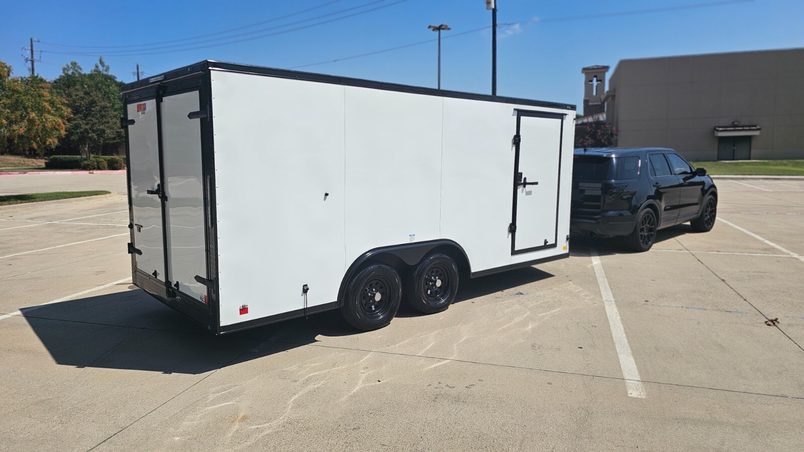 ENCLOSED HOT WATER PRESSURE WASH/SOFT WASH TRAILER W/ SPOT FREE