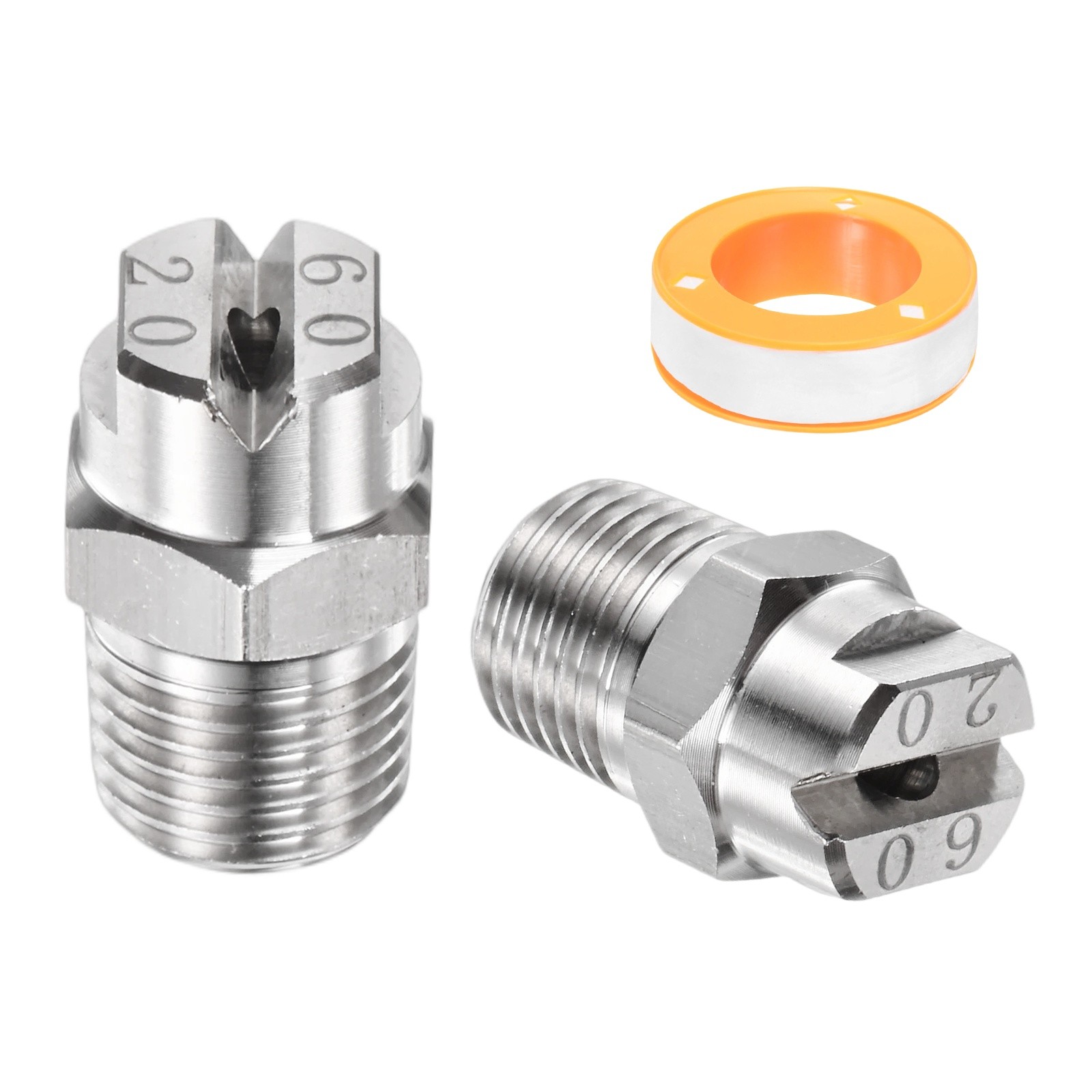 1/4″BSP 60° Flat Fan Spray Tip [3PCS] – Pressure Washer Nozzles [2.8MM]