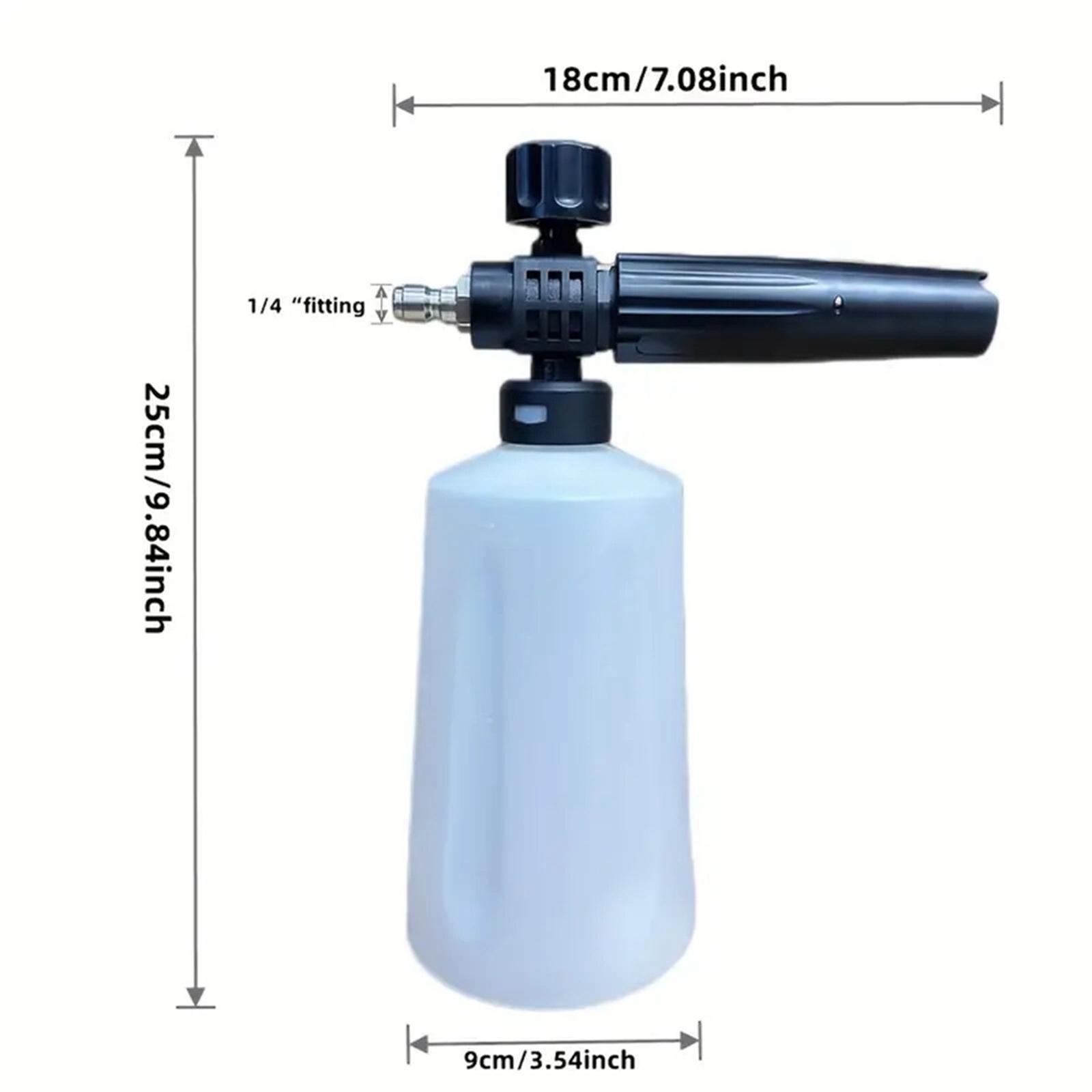 Car Hand Pump Pressure Foam Sprayer Single Hand Pressure Quick Connector for
