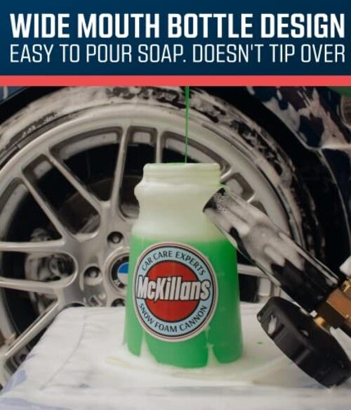 Foam Cannon for Pressure Washer (Wide Mouth) – Car Wash Snow Wide Mouth Bottle