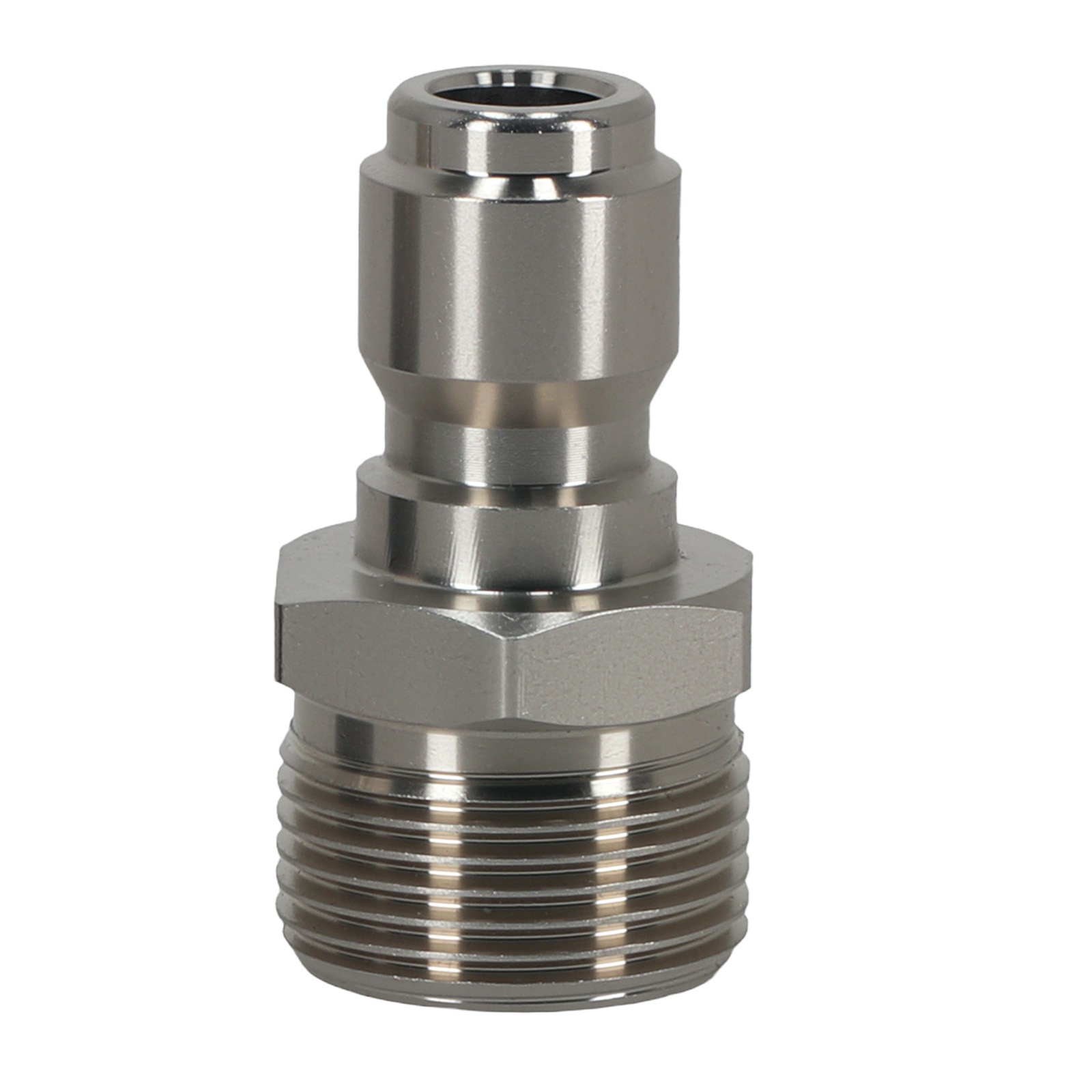 Pressure Washer Fitting Swivel M22-14mm to 3/8″ Quick Connect Brass 5000PSI 2Pcs