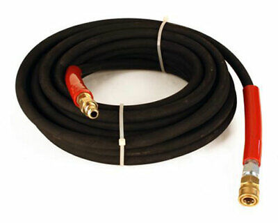 Raptor Blast 6000 PSI 3/8″ x 50′ BLACK 2 Wire Pressure Washer Hose with Couplers