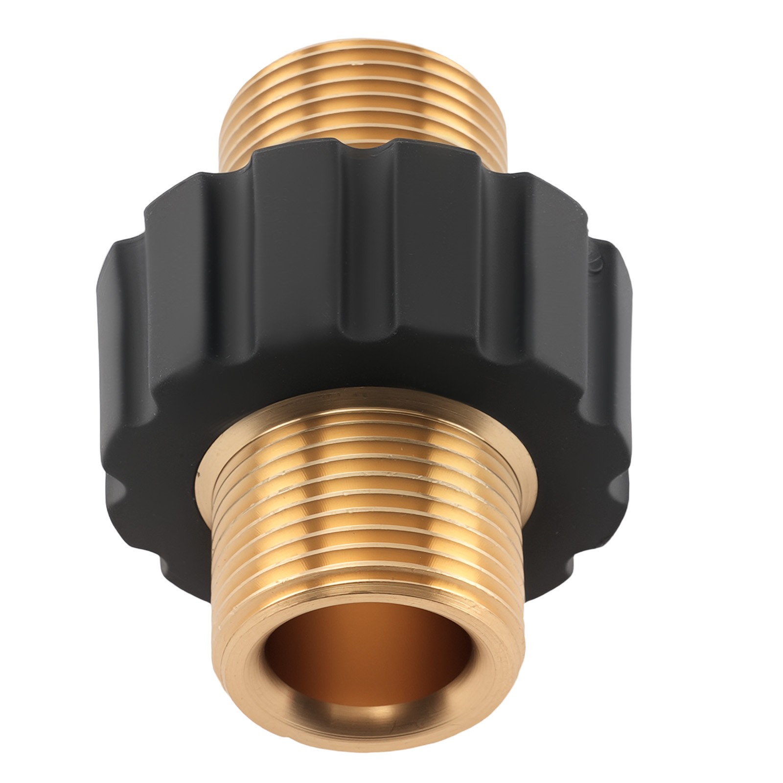 M22 14mm Male to Male Brass Pressure Washer Adapter Heavy Duty 2PCS 5000PSI