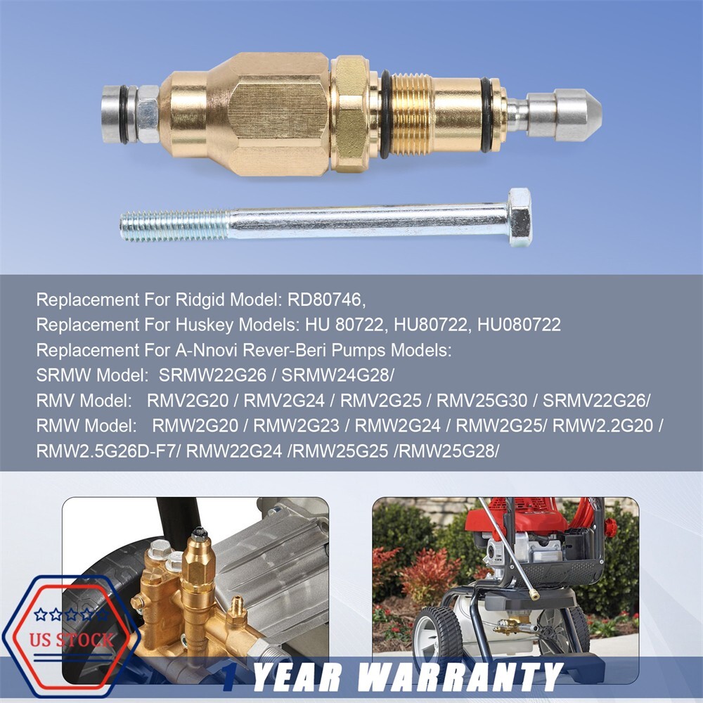 Unloader Valve NEW For RMW RMV SRMW Series Pumps Repls 315747GS 200348GS AR42118
