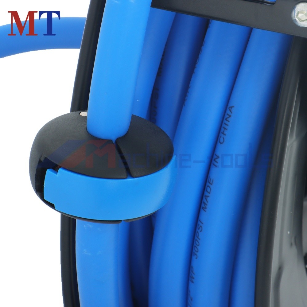 Air Hose Reel 1/2 in x 50 ft Wall Mount Auto Rewind Retractable Reel W/ Air Hose