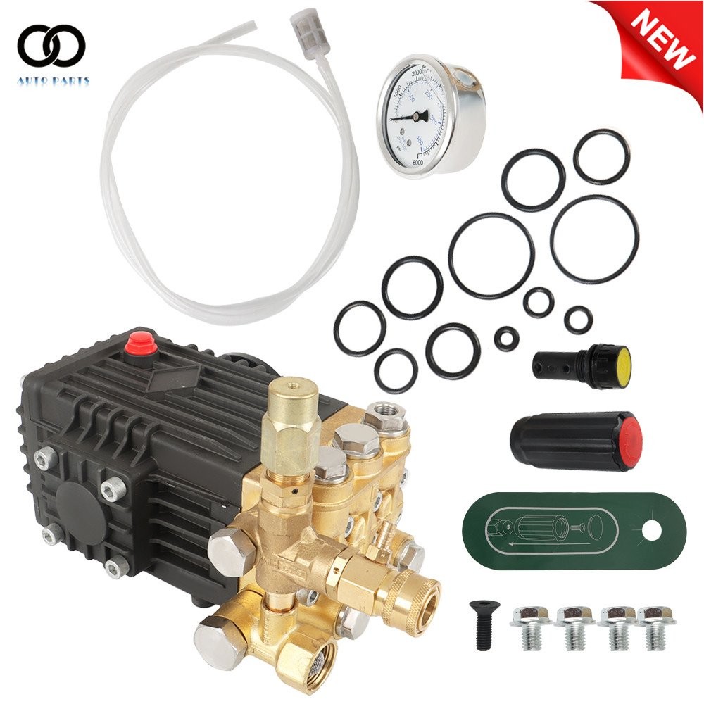 24mm 3600 PSI 4.9GPM Pressure Power Washer Pump Solid Shaft Belt Drive