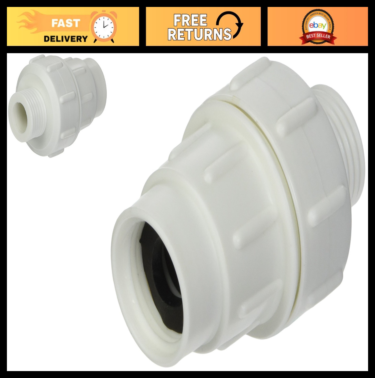 Inline Washing Machine Water Filter – USA Made, Tested & Approved, High Efficien