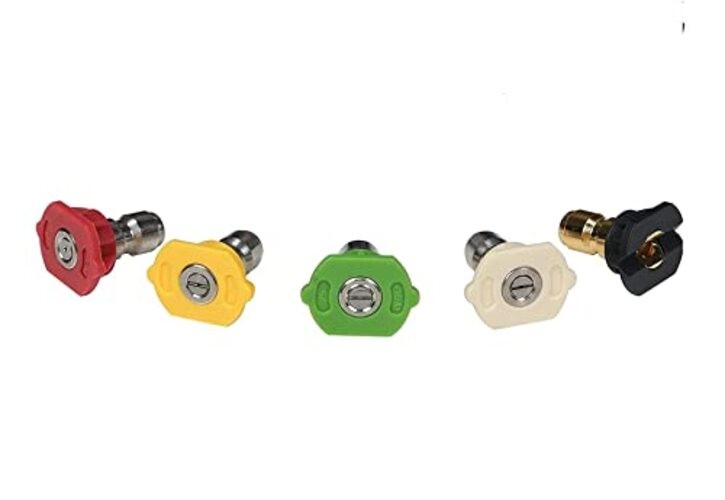 Simpson Cleaning 80145 3600 PSI Universal Pressure Washer Nozzles, 1/4-Inch