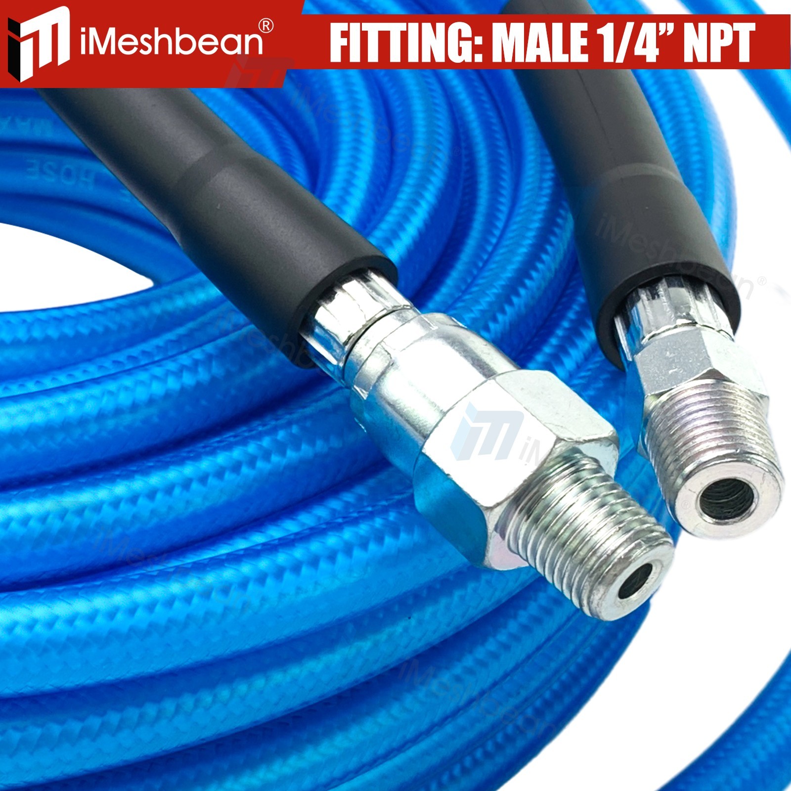 Sewer Jetter Kit 150FT For Pressure Washer, 5800PSI Drain Cleaner Hose 1/4″ NPT