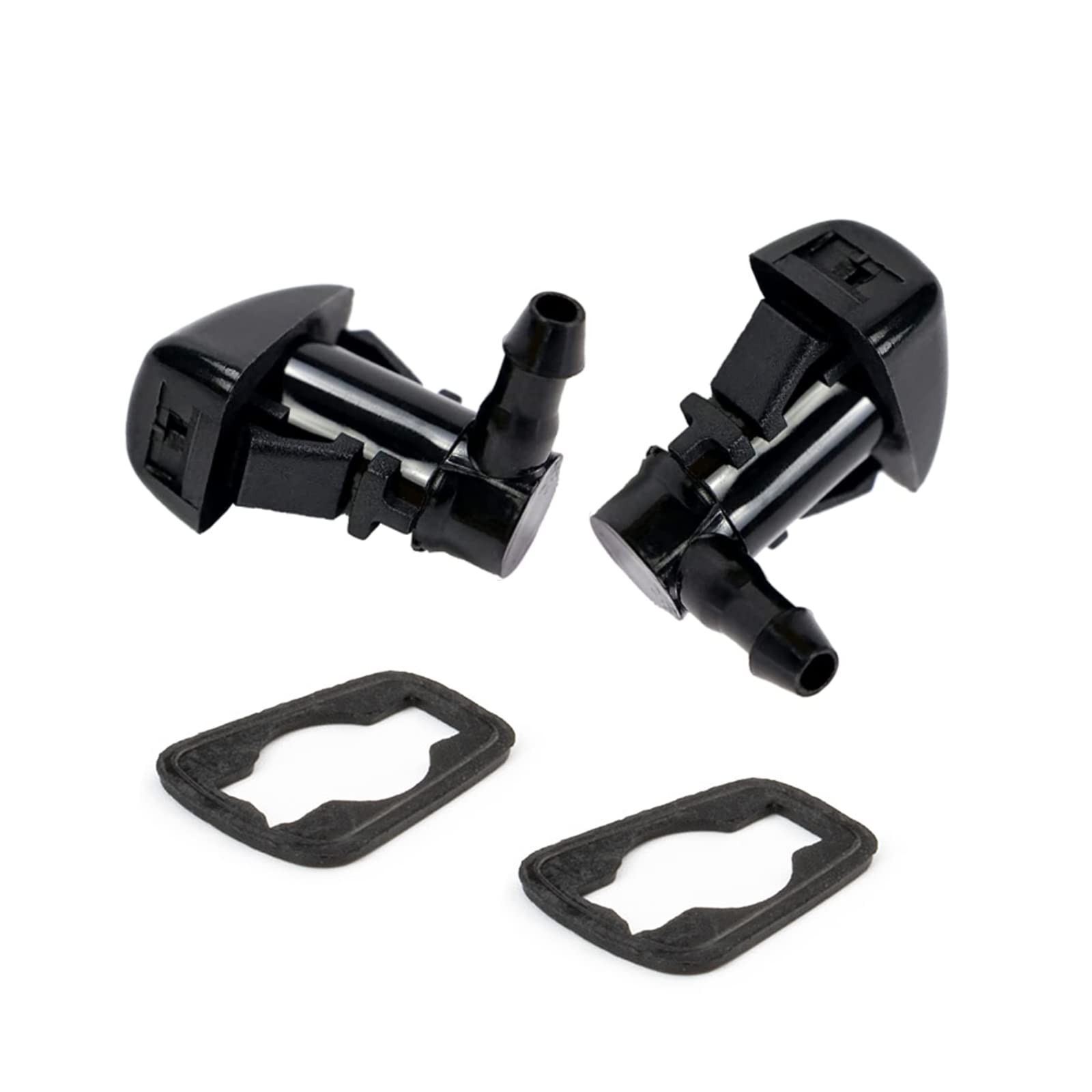 Front Windshield Washer Nozzles 8E5Z17603A without Hose Kit, Black
