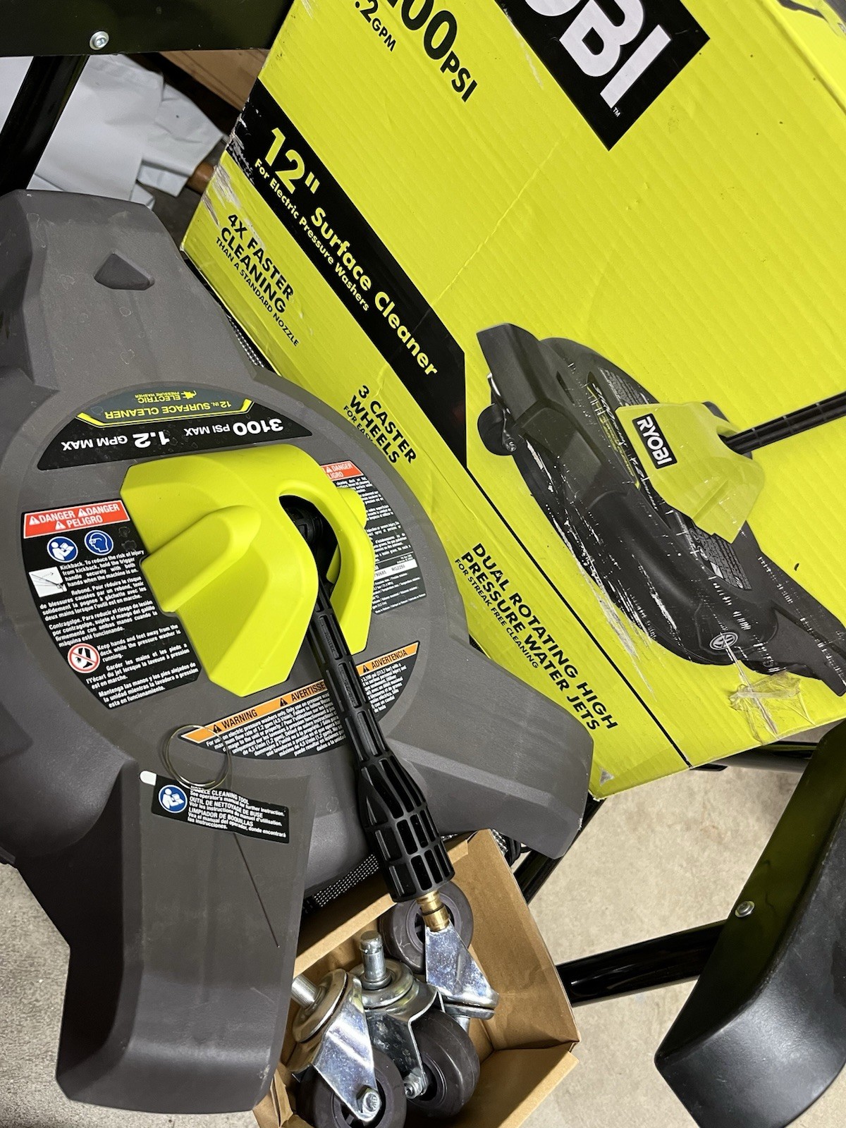 Ryobi 12” Surface Cleaner RY31SC312 Used One Time