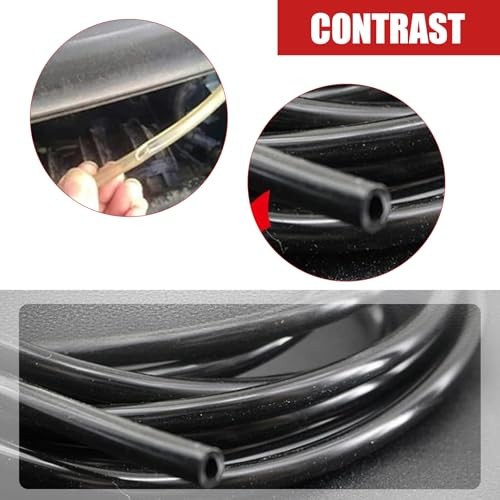 30 PCS Windshield Washer Hose Kit, 13.1Ft Flexible Rubber Tubing with T-Type Y