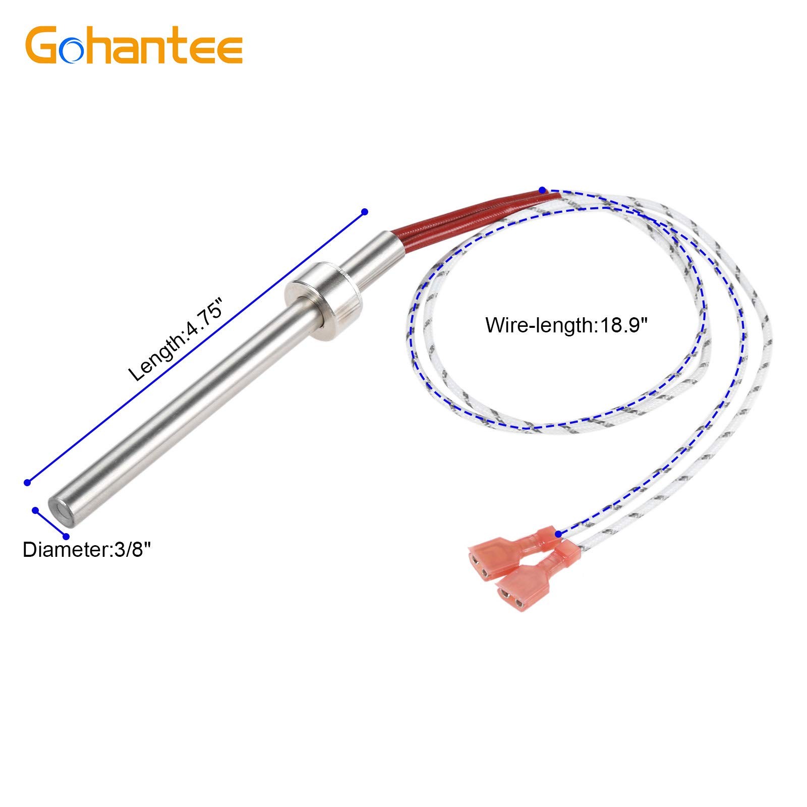 gohantee PU-CHA Igniter Compatible with Englander Pellet Stove 25-PDVC,…