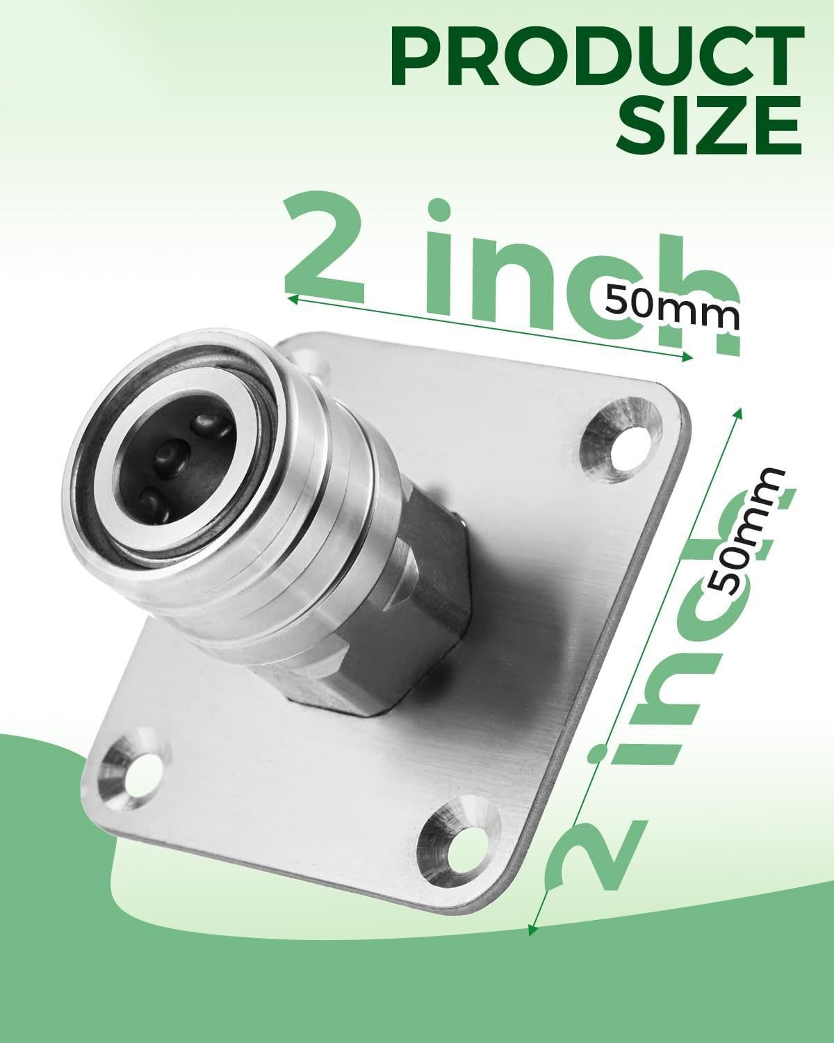 4PCS Pressure Washer Nozzle Tips Brackets with 20 Screws & Wall Anchors