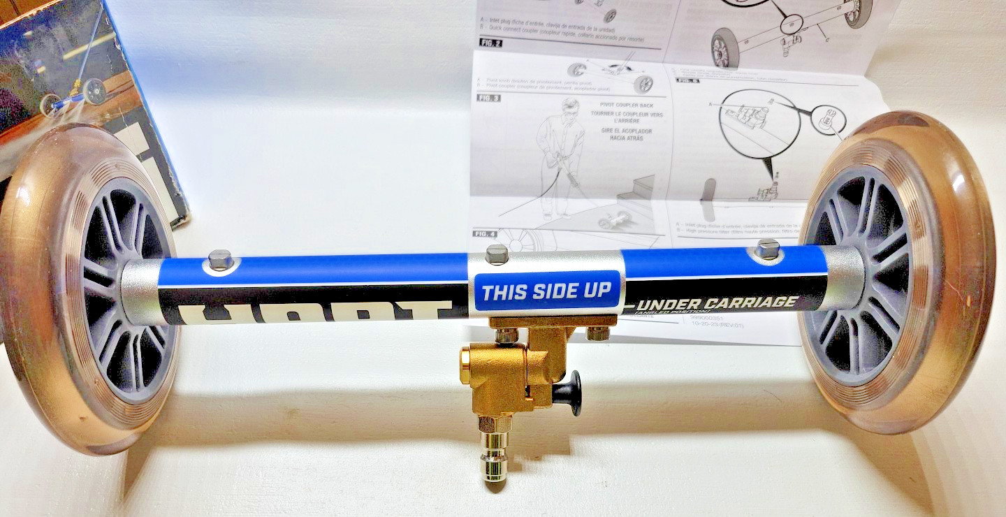 HART, HIGH PRESSURE BROOM,330,PSI,TWO POSITION PIVOT,HW31WB01 P.W.ATTACH (B2)