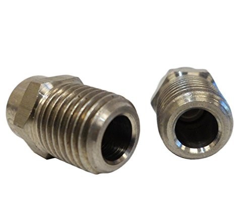 Surface Cleaner Nozzle 25 Degree 1/4 Male NPT 2.0 Orifice Stainless Steel 2 Pack