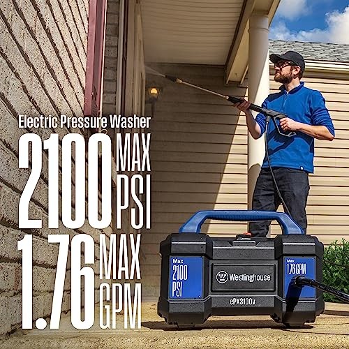 Westinghouse ePX3100v Electric Pressure Washer – 2100 2100 Max PSI – Handheld