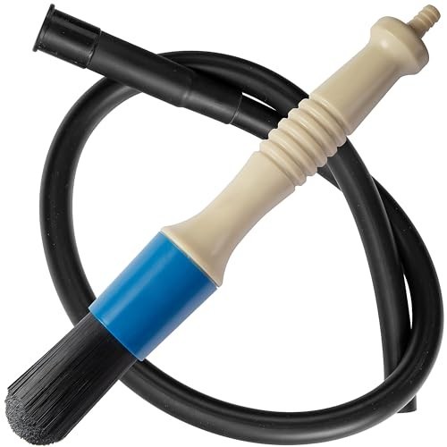 Parts Washer Brush 31 Inch Hose Flow Through Bristle Cleaning Solvent Delivery