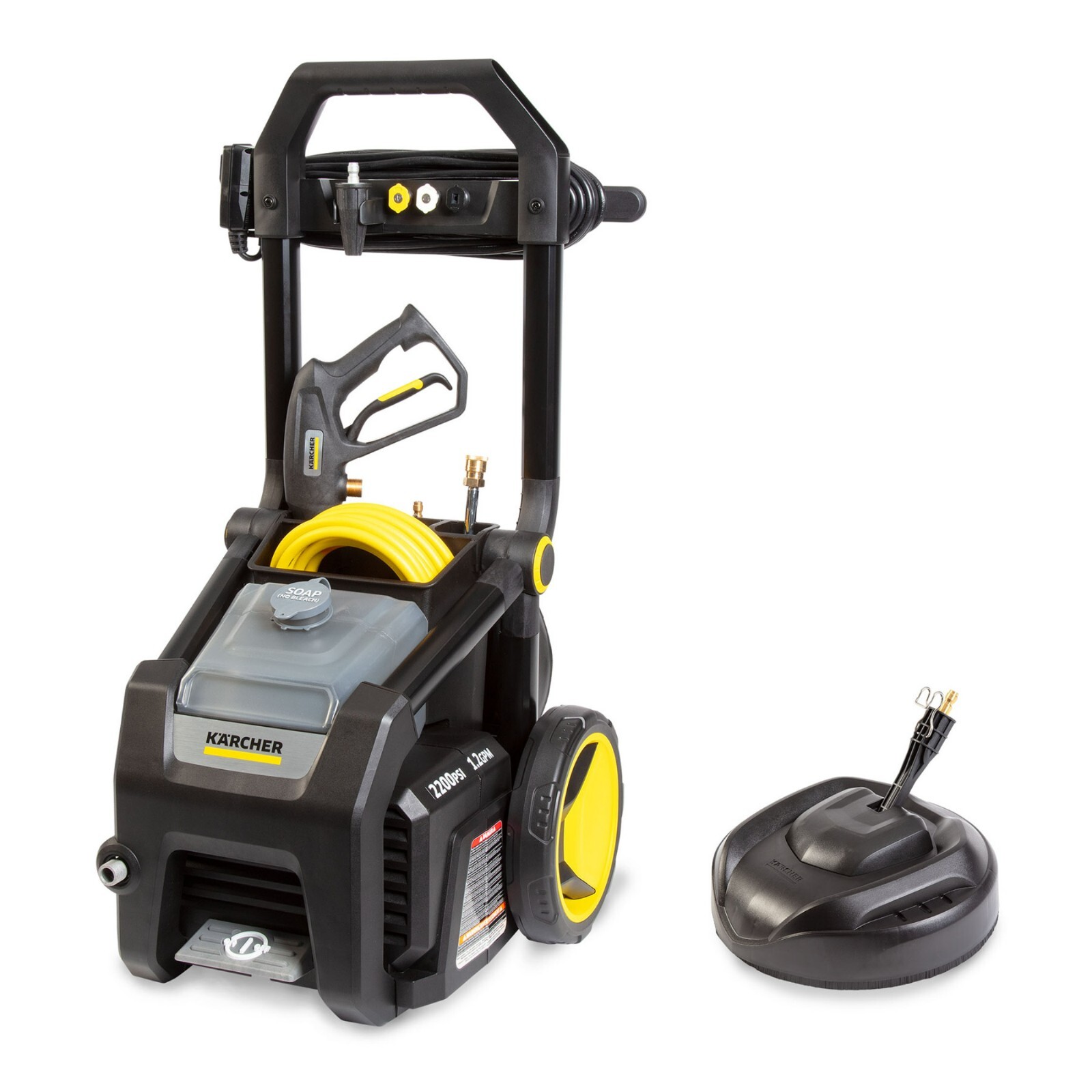 Kärcher K2200PSB Pressure Washer & Surface Cleaner, 2200 PSI – Max 2.07 GPM