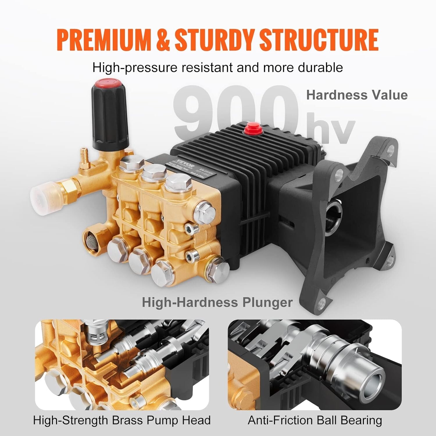 Durable 4.0 GPM Replacement Pressure Washer Pump – Compatible with Major Brands