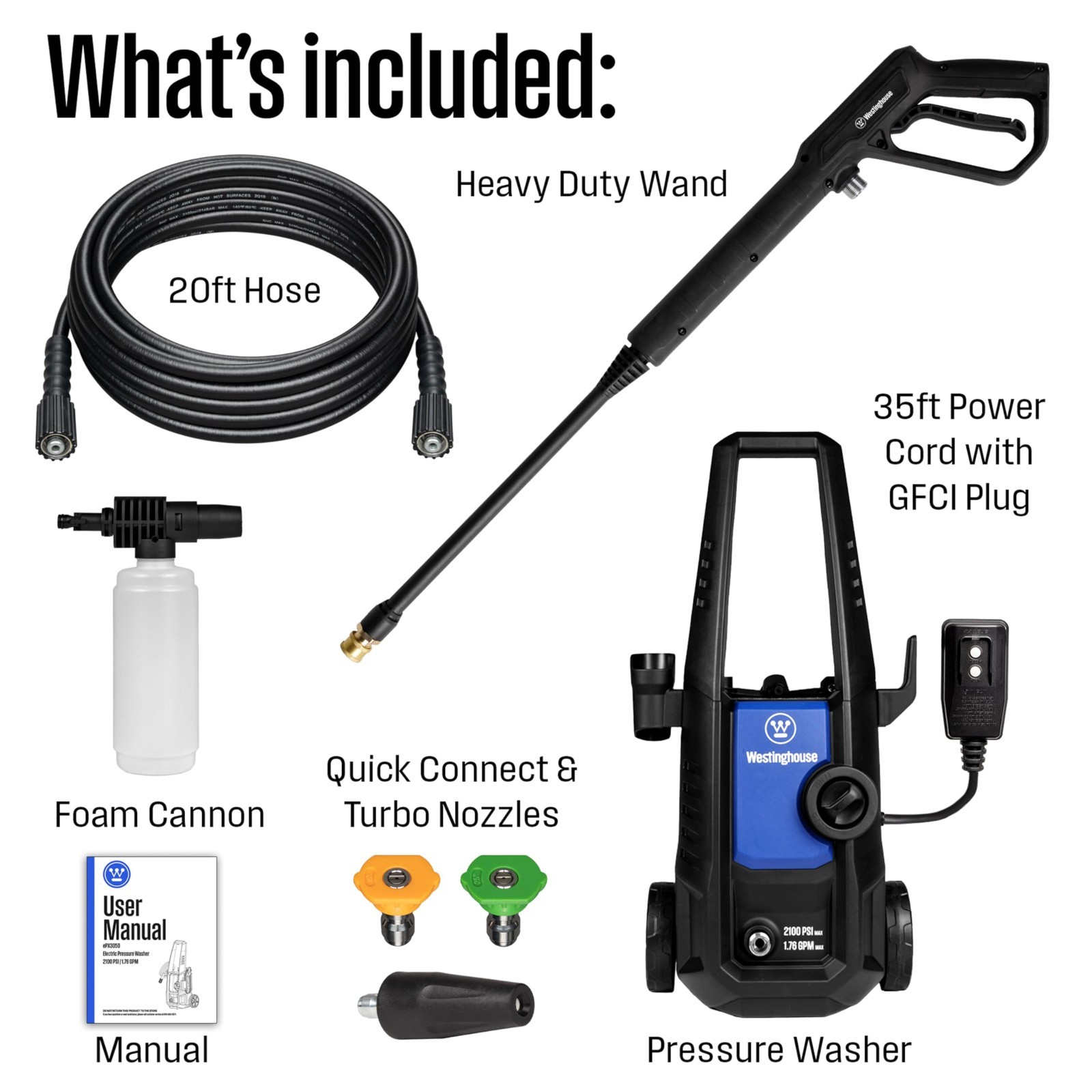 Westinghouse ePX3050 Electric Pressure Washer