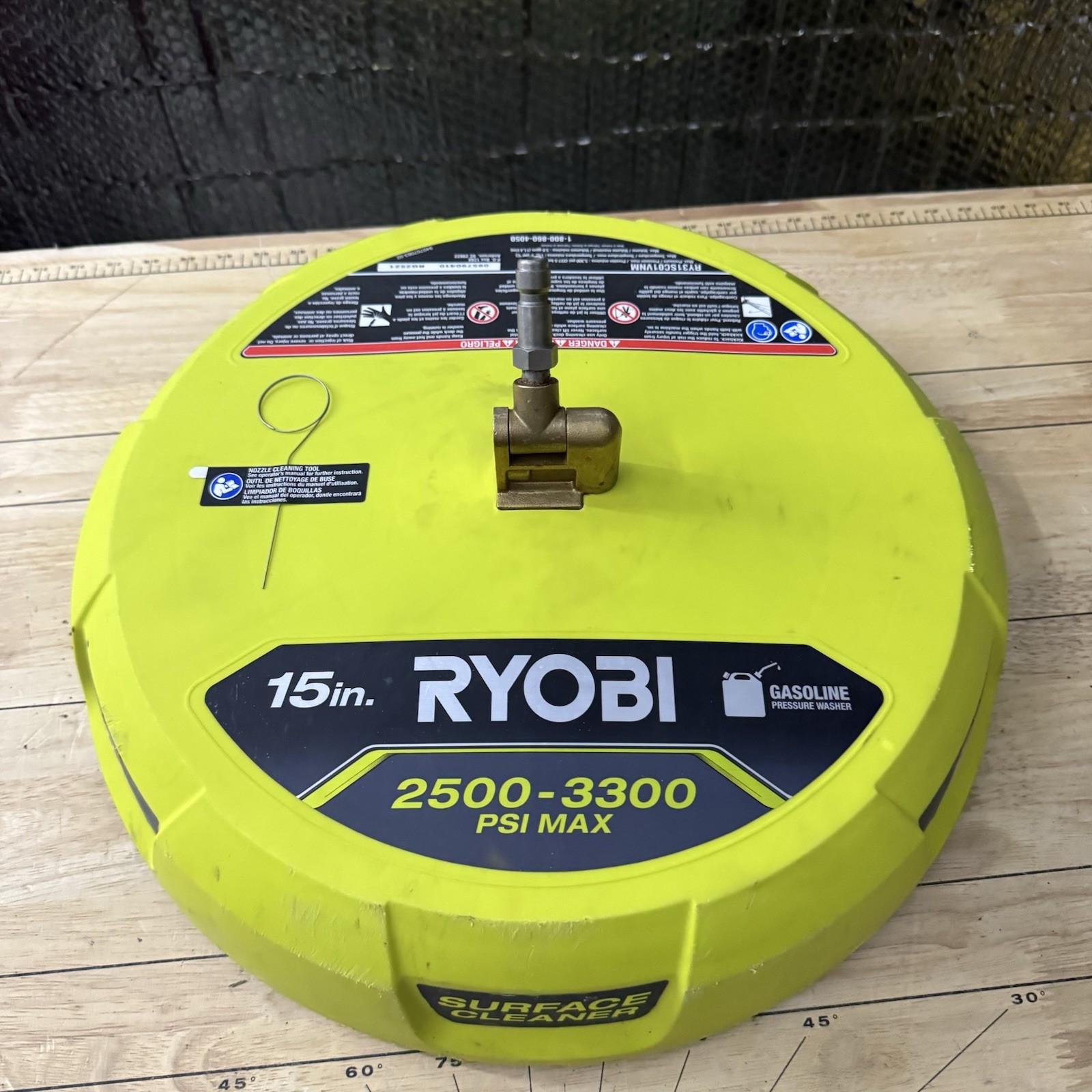 Ryobi RY31SC01 15 inch 3300PSI Surface Cleaner