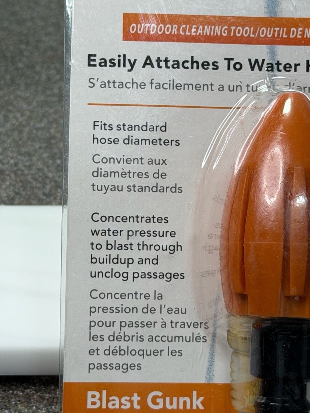 The Water Rocket Outdoor Cleaning Tool Sewer Cleaning Nozzle