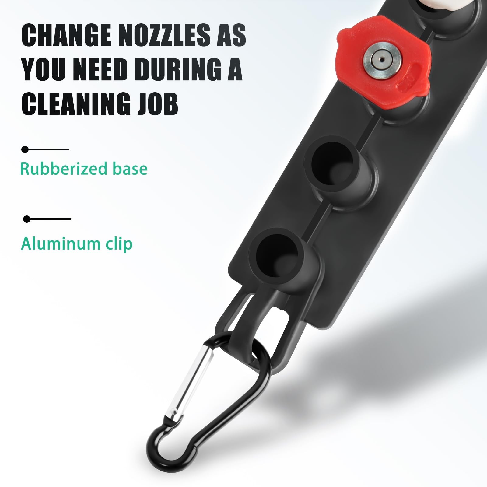 Pressure Washer Nozzles Tips – with Nozzle Holder, 1/4 Inch Quick Connect for…
