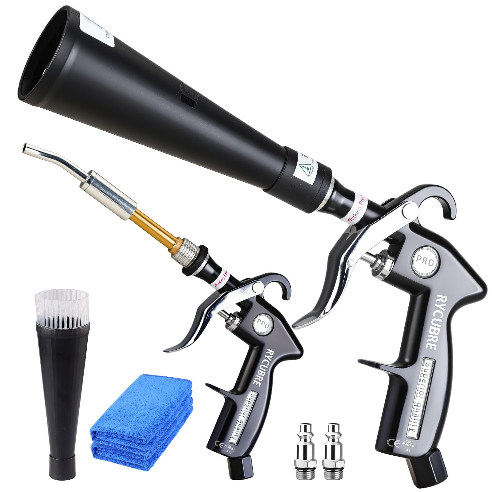 Tornado Dry Cleaning Gun Tornado Car Cleaning Gun Tornado Dry Air Blow Gun wi…