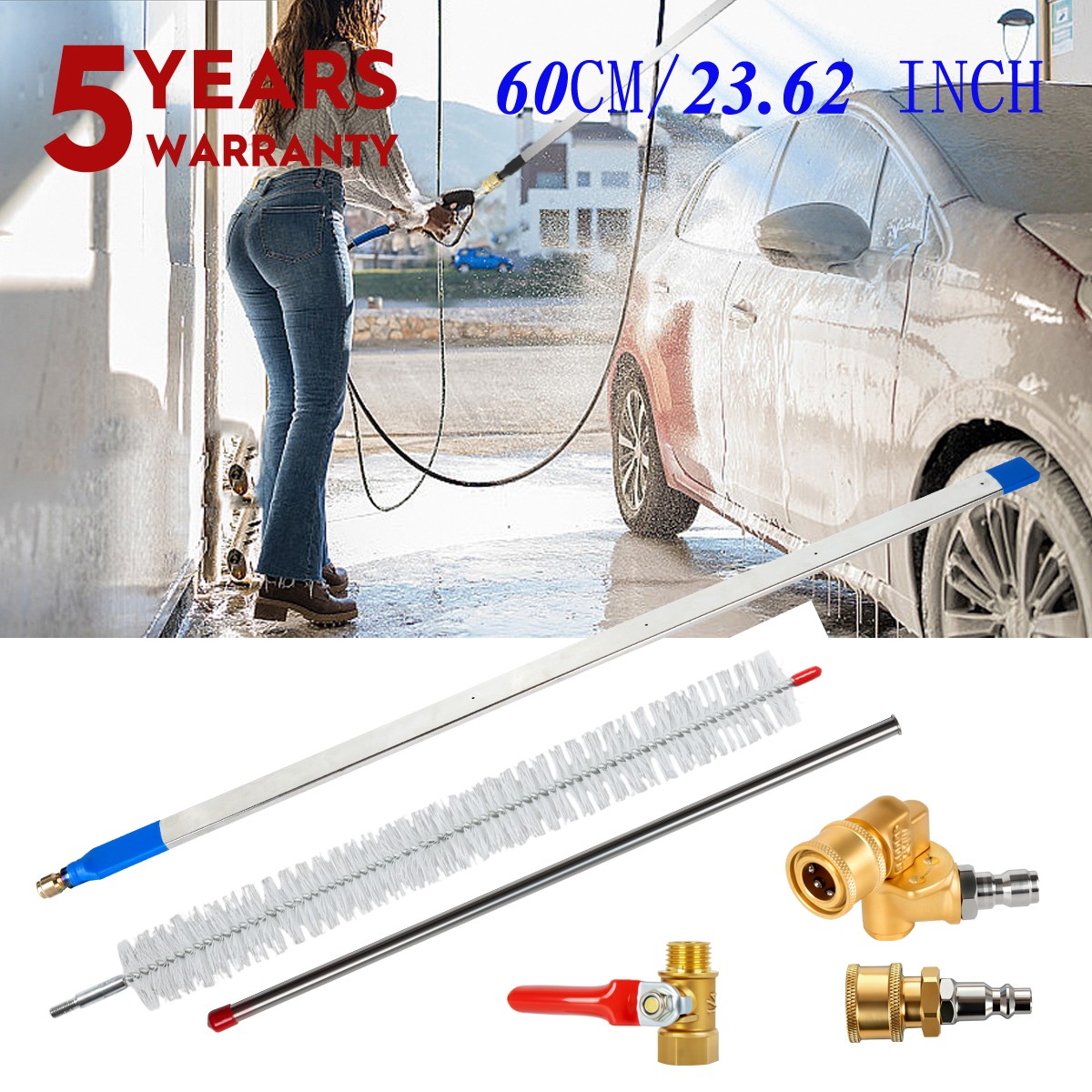 60-100CM Radiator Cleaning Wand,Radiator Genie Water Air Cleaning Wands