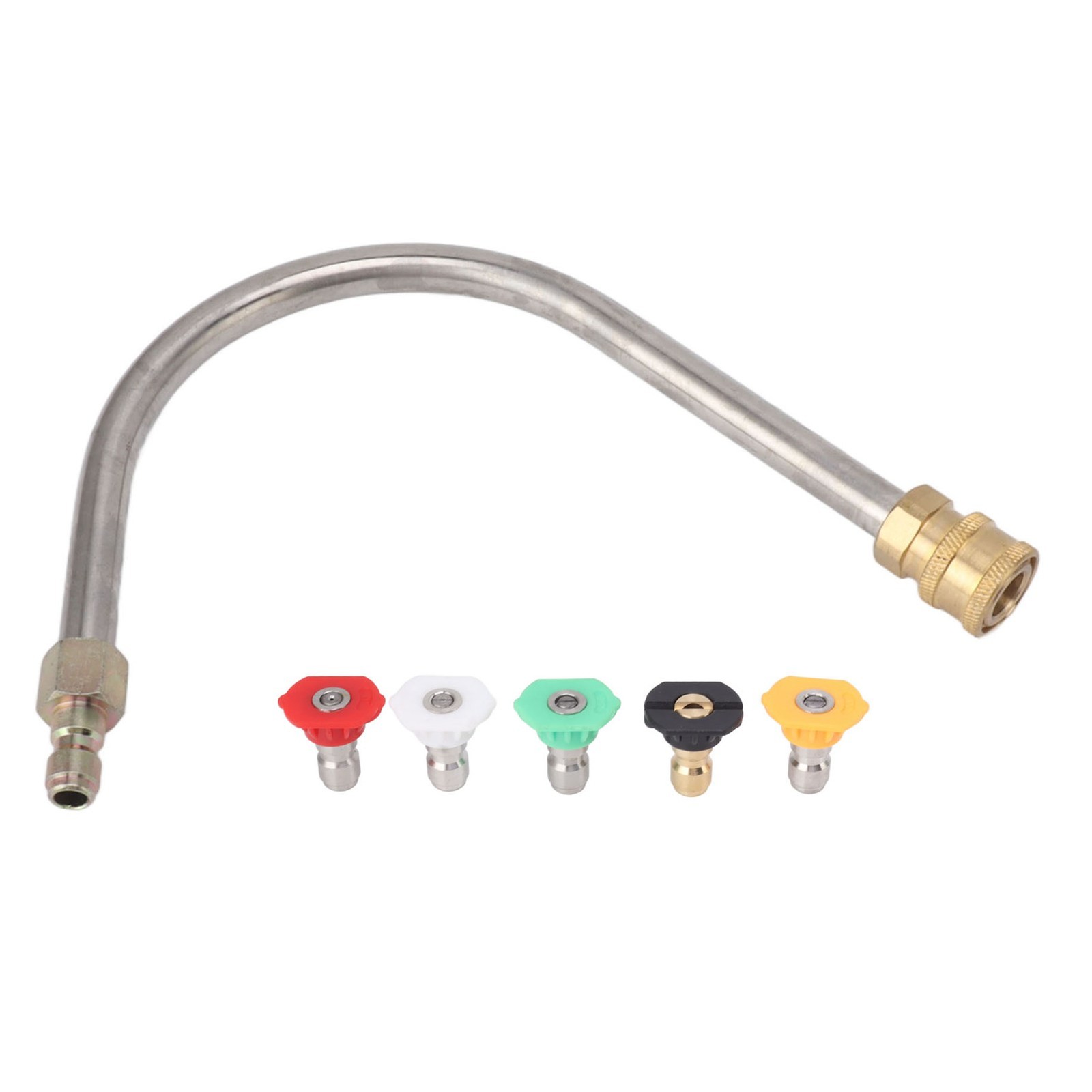 Pressure Washer Extension Wand Stainless Steel Brass 4000psi 1/4 Inch Quick