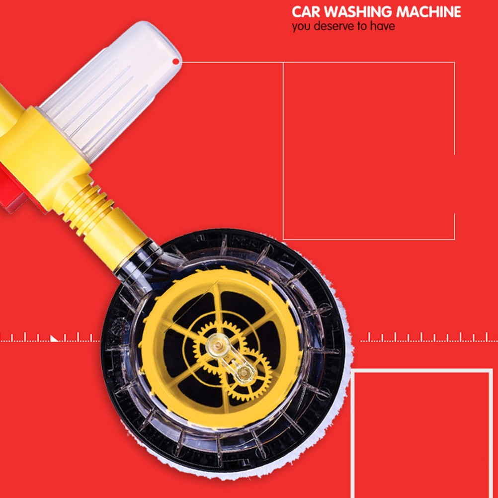 Rotating Cleaning Brush PP Car Owners Car Washing 1 Set 11.8×1.4×0.8in