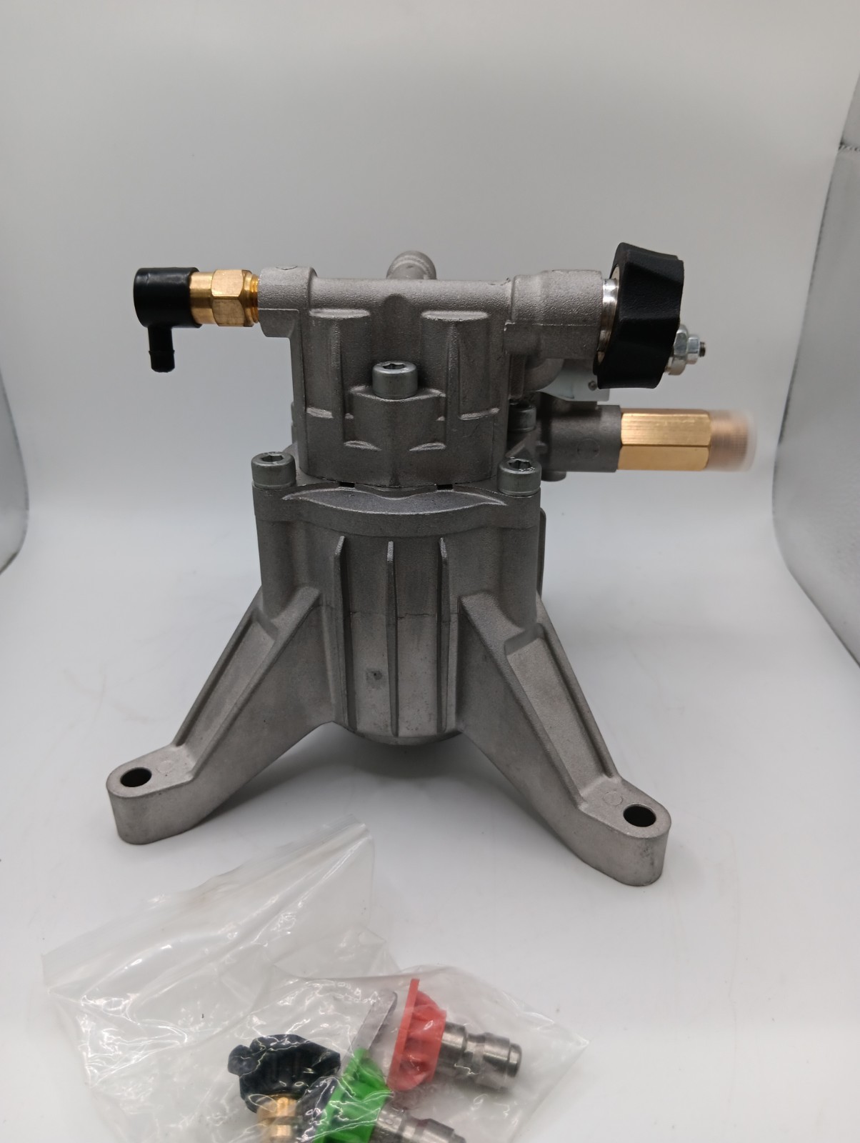 TOOLCY 7/8″ Shaft Vertical Pressure Washer Pump – Rear Inlet/Outlet Max 3100 PSI