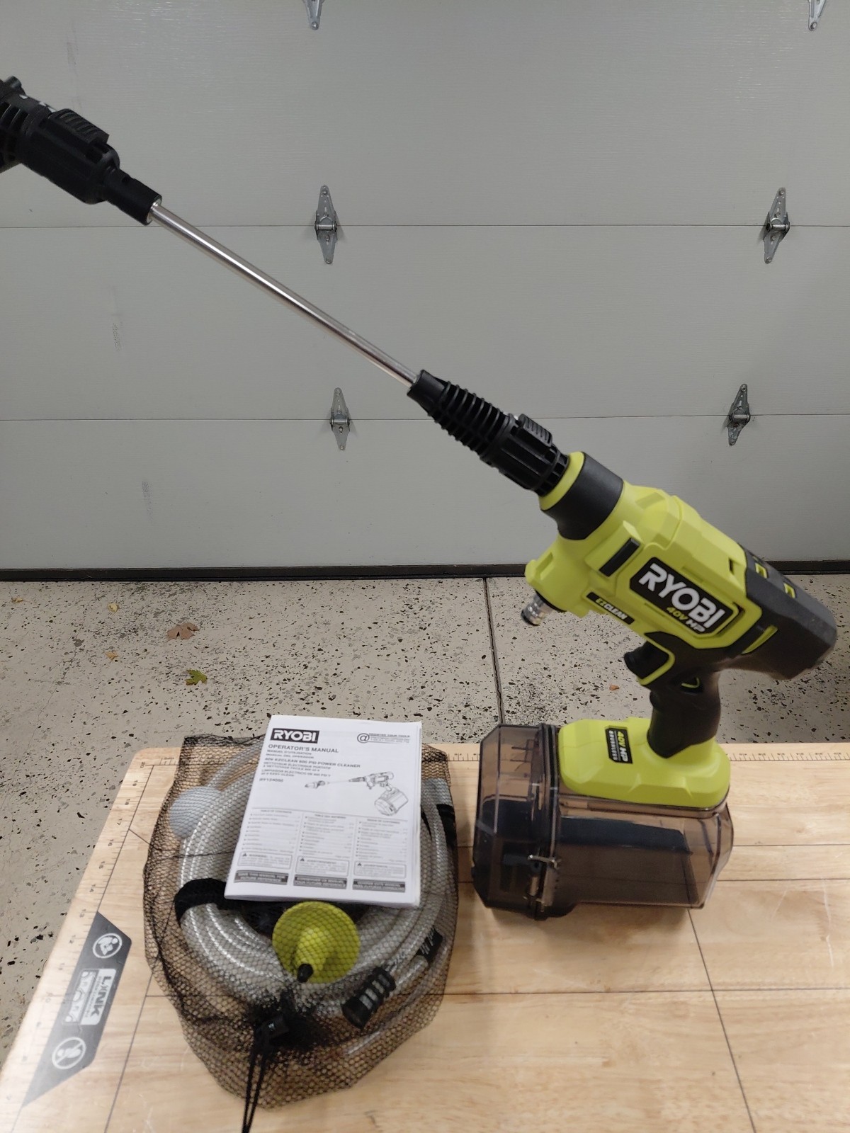 RYOBI 40V HP Brushless EZClean 600 PSI 0.7 GPM Cold Water Power Cleaner