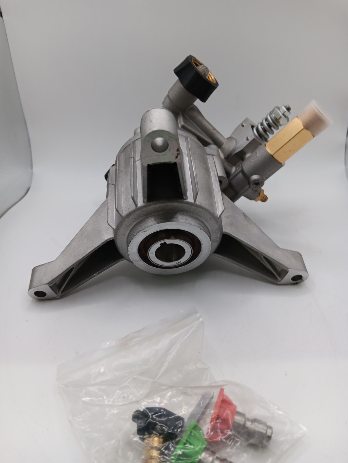 TOOLCY 7/8″ Shaft Vertical Pressure Washer Pump – Rear Inlet/Outlet Max 3100 PSI