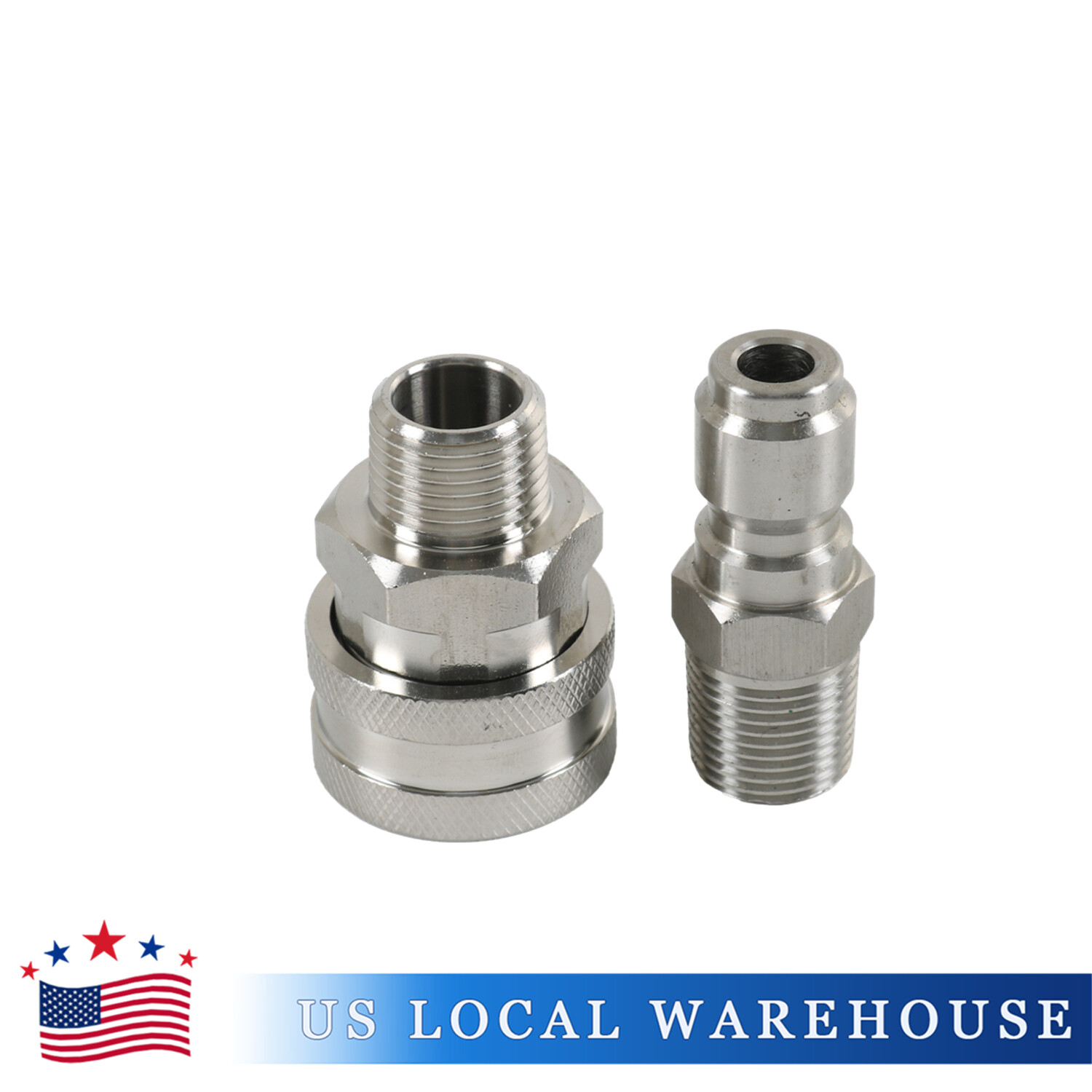 Steel High Pressure Washer Ball Valve Kit, 3/8 Inch Quick Connect 4500 PSI