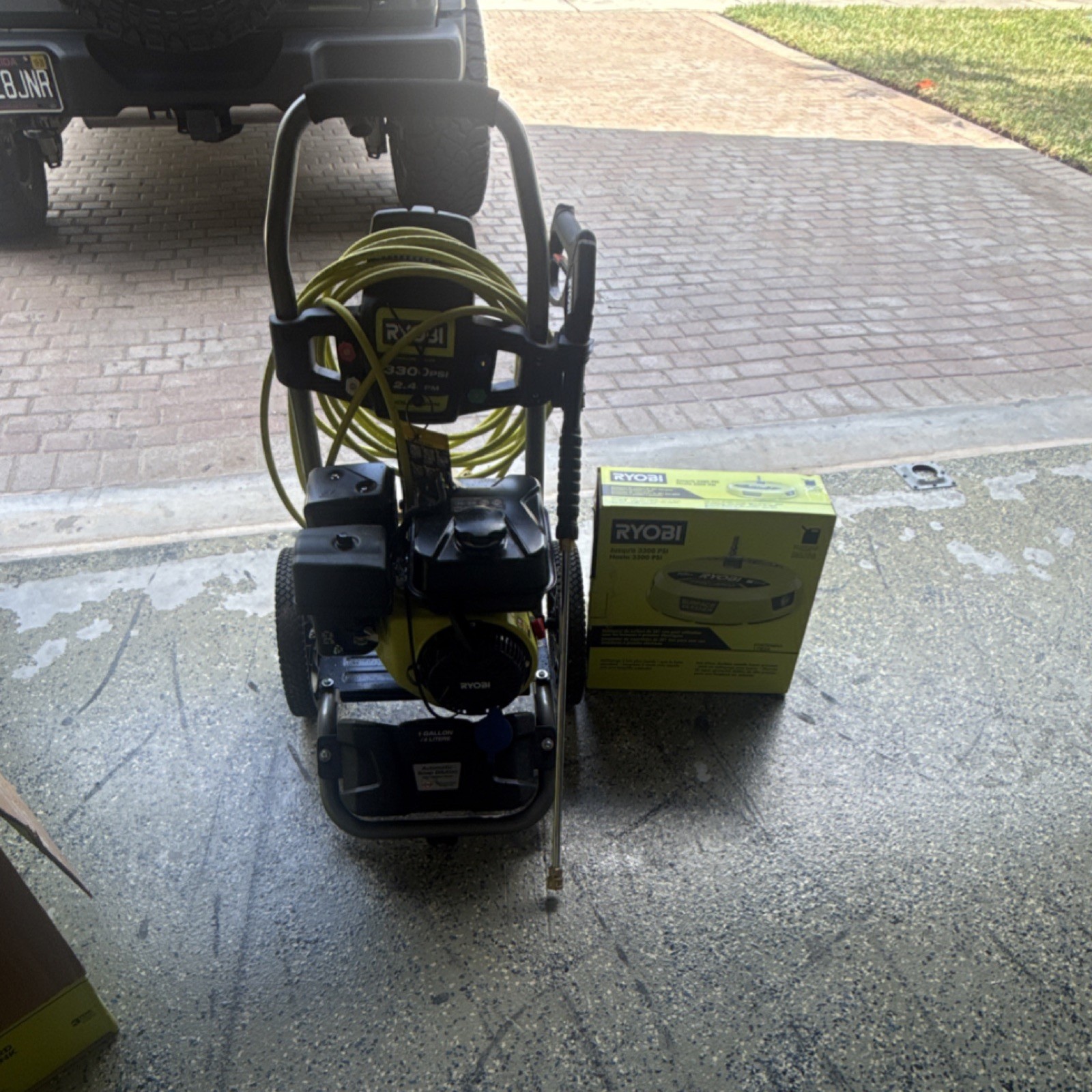 Ryobi 3300 PSI Gas Pressure Washer 212cc 4-Stroke w/ Surface Cleaner, Soap Tank