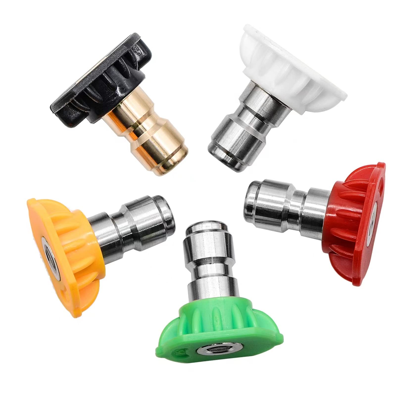 Pressure Washer Tips Set Of 5 Pressure Washer Nozzle Tips With Nozzle Holder 1/4