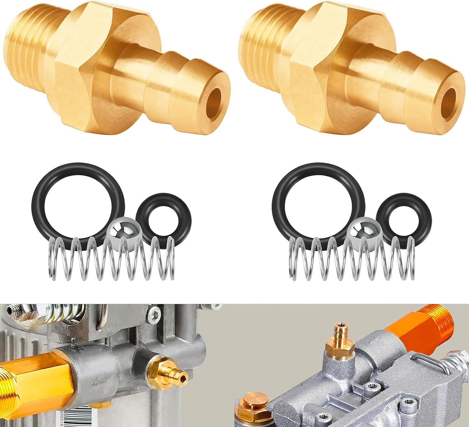7104228 Pressure Washer Chemical Soap Injector Kit Fits for Briggs & Stratton, H