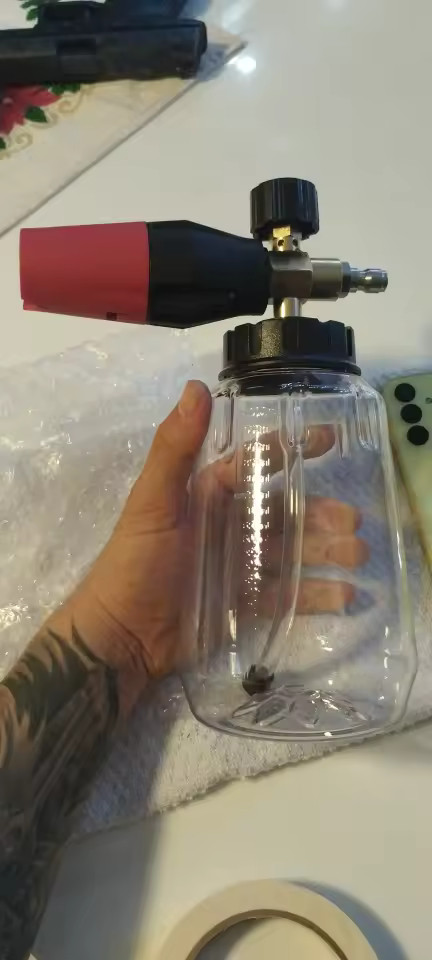 Snow Foam Lance Cannon Soap Bottle Sprayer For Pressure Washer Gun Jet Car Wash