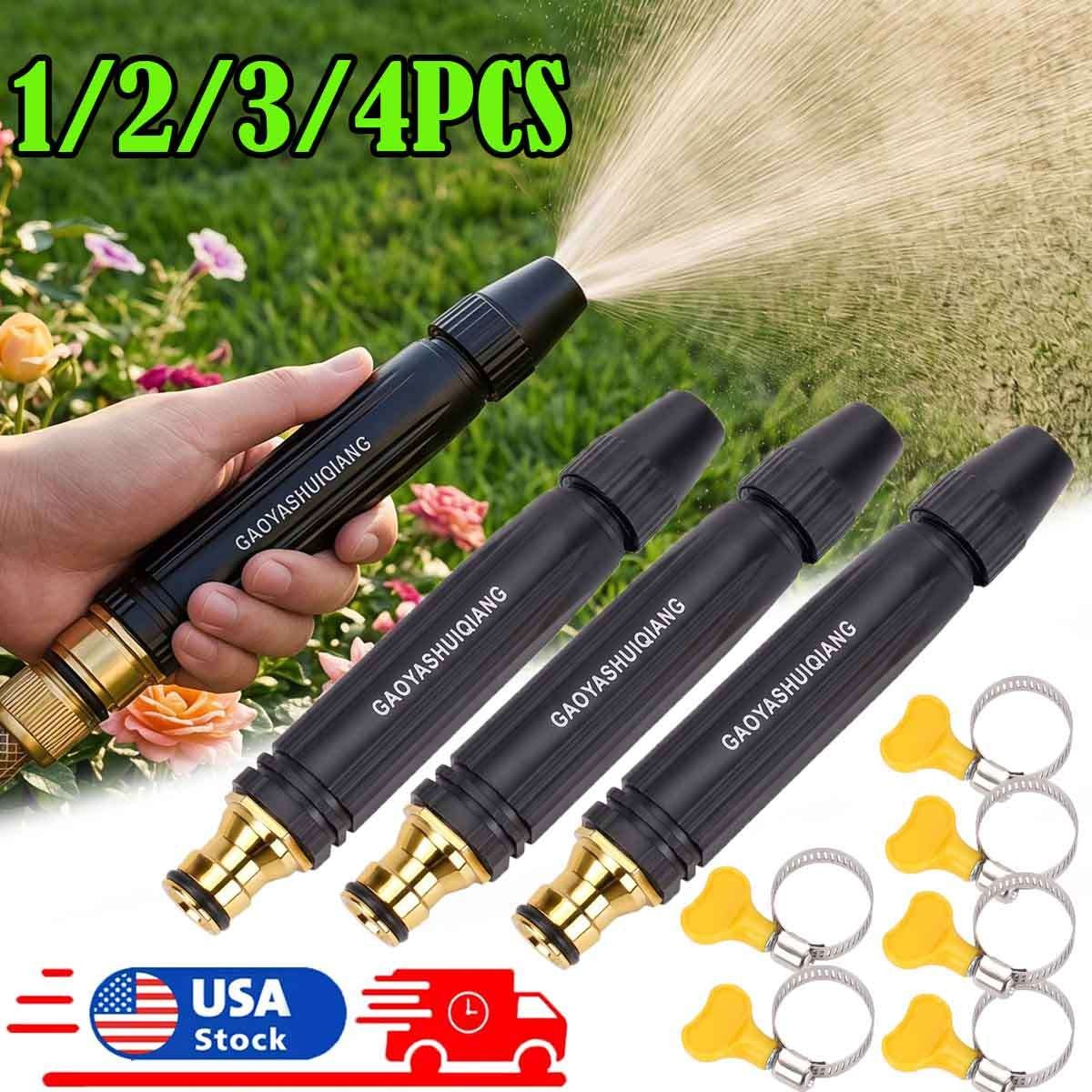 High Pressure Water Gun Hose Nozzle Spray for Car Wash Garden Pressure Booster