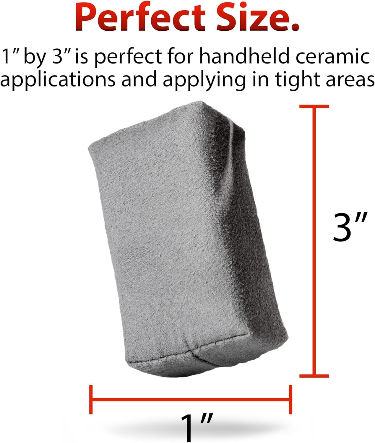 Adam’s Polishes Suede Applicator (2 Pack) – Car Detailing Sponge, Use with Ceram