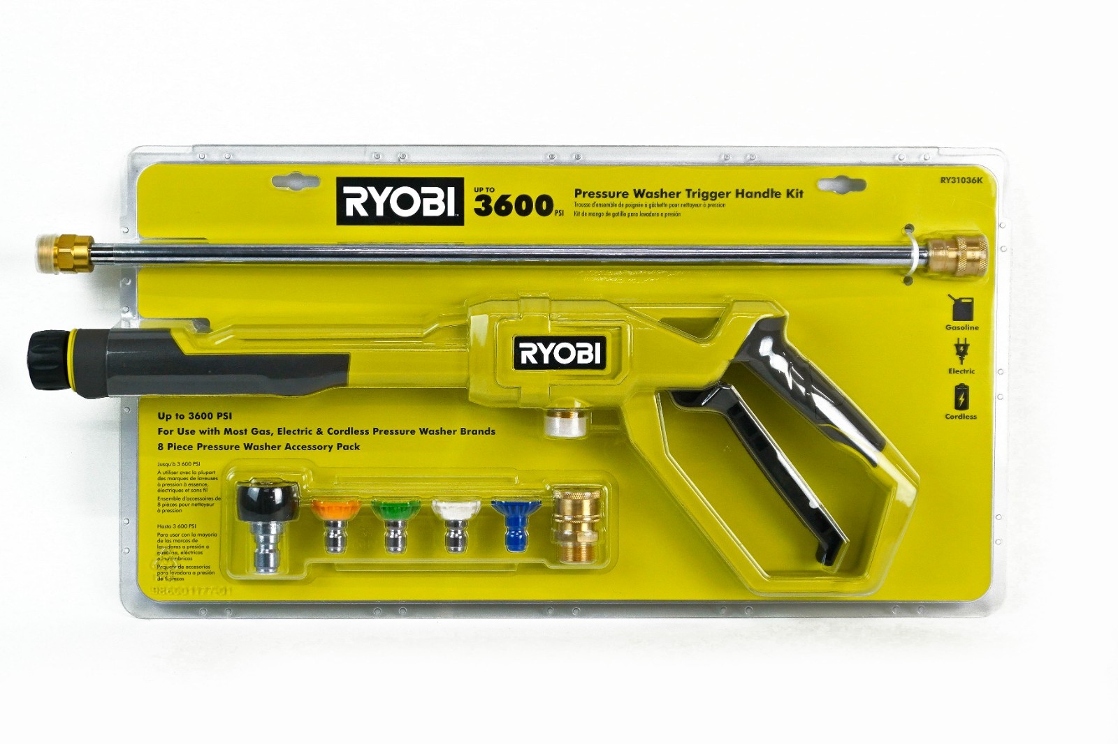 Ryobi RY31036K Pressure Washer Trigger Handle Kit -N