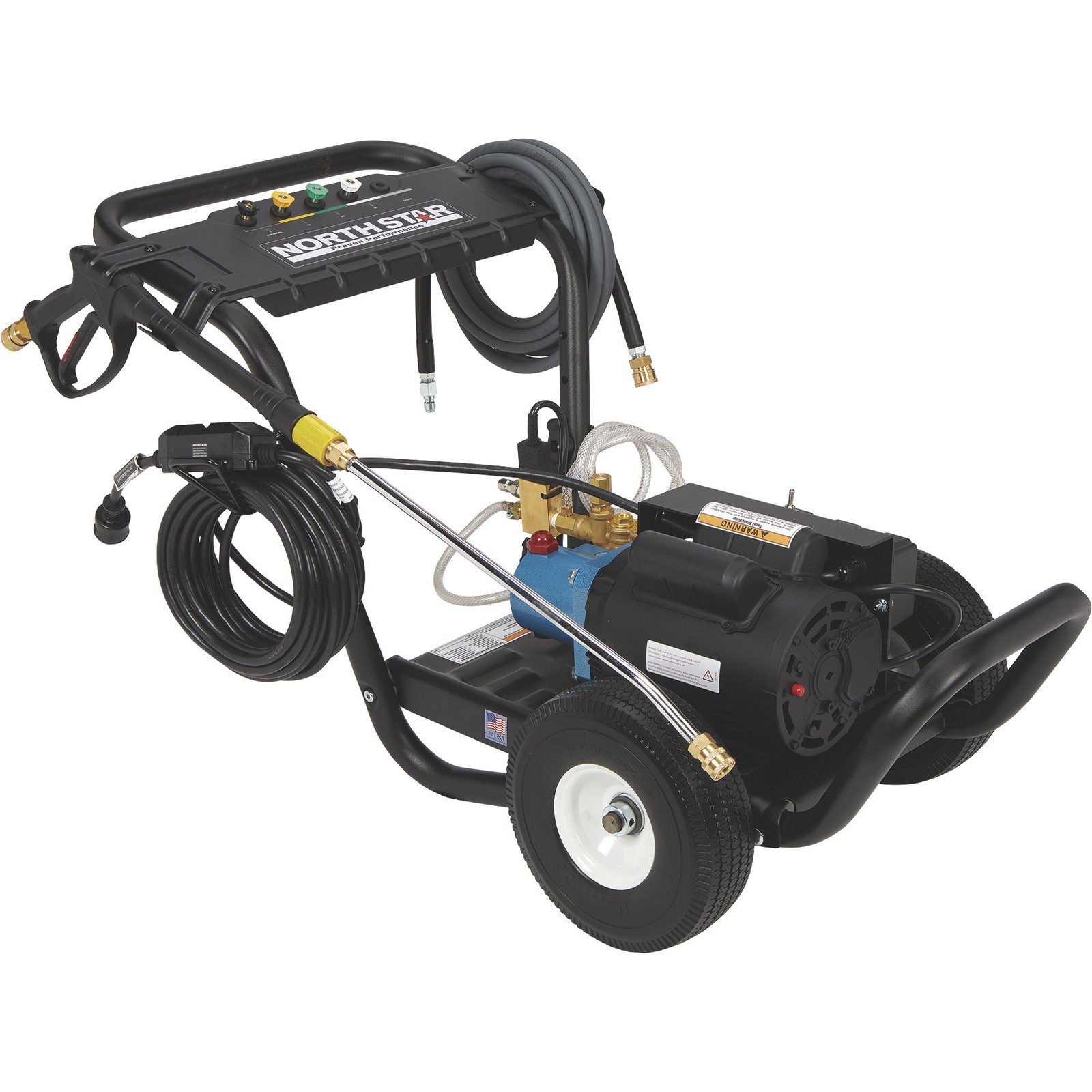 NorthStar Electric Cold Water Total Start/Stop Pressure Washer, 2000 PSI, 1.5
